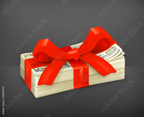 Vector: Money gift Money gift