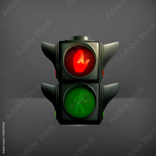 Vector: Red light Red light