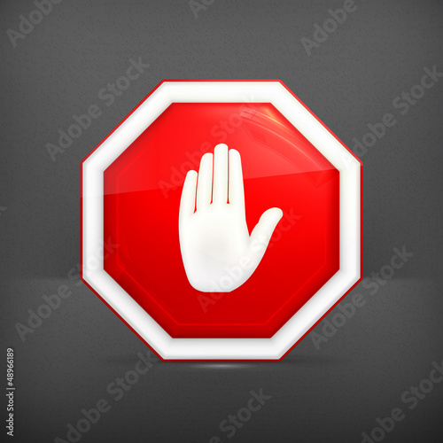 Vector: Stop sign Stop sign