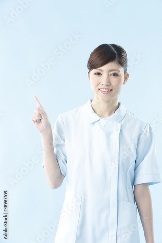 Photo: 看護師・ブルーバック 看護師・ブルーバック