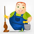 Cheerful Chubby Men