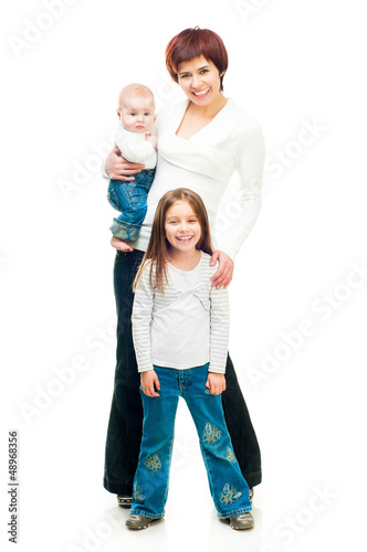 Photo: Mother with babies Mother with babies
