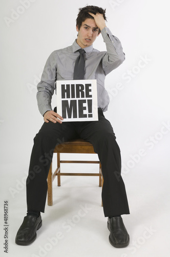 Photo: Business Man Wants A New Job Business Man Wants A New Job