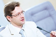 Businessman at meeting
