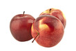 Photo: Red apple isolated on white background cutout Red apple isolated on white background cutout