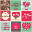 Valentine’s day design elements collection