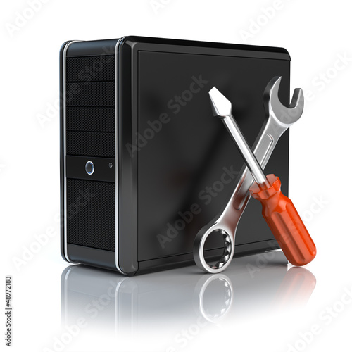Illustration: Computer repair Computer repair