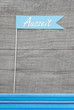 Auszeit - maritimer Hintergrund