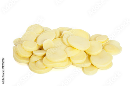 Photo: Sliced potato Sliced potato
