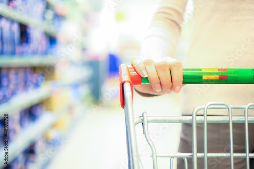 Photo: Shopping at the supermarket Shopping at the supermarket