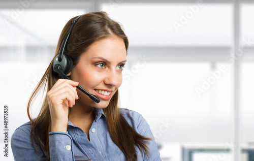 Photo: Customer representative at work Customer representative at work
