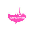 Vector: bonjour-paris bonjour-paris