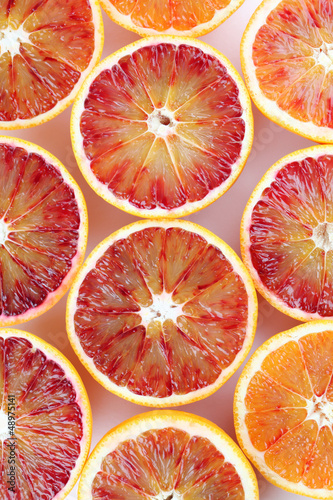 Photo: Blood orange halves Blood orange halves