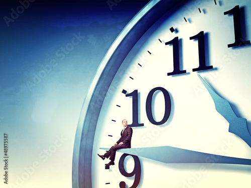 Photo: man and time man and time