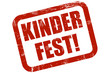 Grunge Stempel rot KINDERFEST