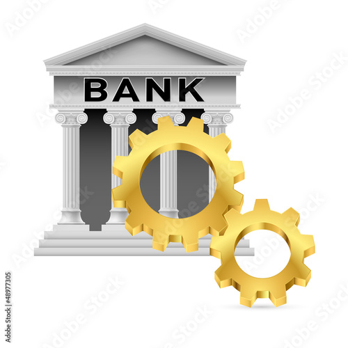 Vector: Bank icon Bank icon