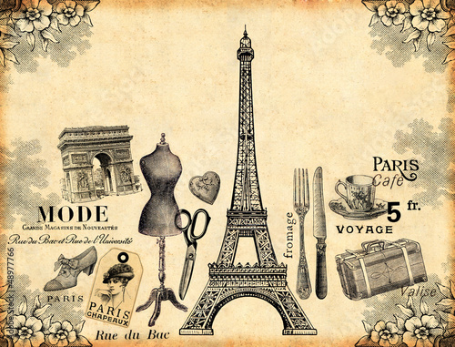 Illustration: Paris Background Paris Background