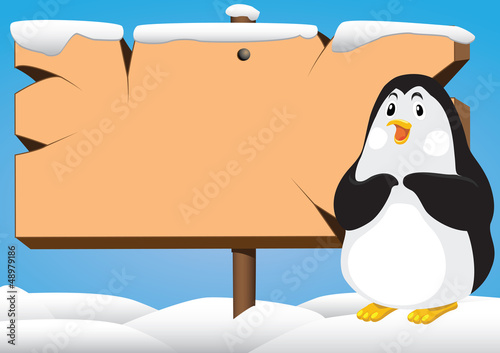 Vector: penguin and cartel penguin and cartel