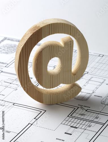 Photo: architectural building plan by internet architectural building plan by internet