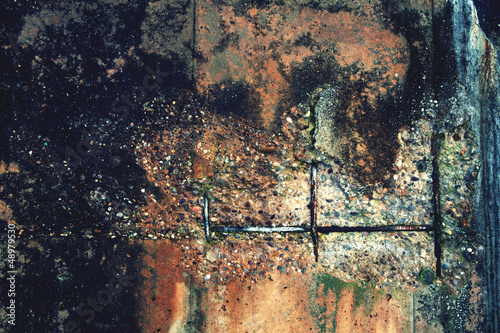 Photo: concrete and steel concrete and steel