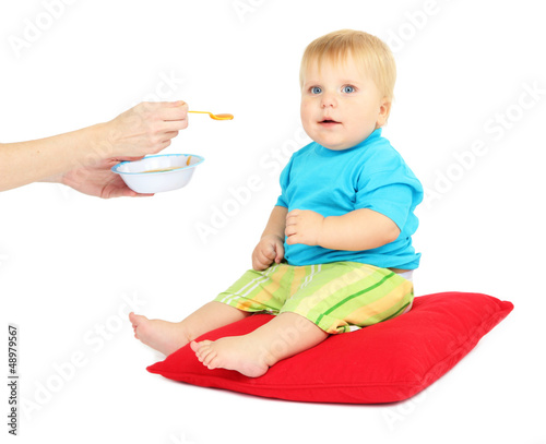 Photo: Little boy sitting Little boy sitting