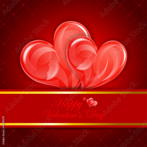 Vector: Valentines Day Greeting Card Valentines Day Greeting Card