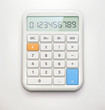 Illustration: Electronic calculator Electronic calculator