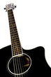 guitar on white