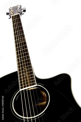 Photo: guitar on white guitar on white