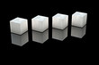 Würfelzucker - 3D render