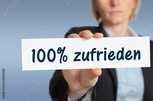 Photo: 100% zufrieden, Bewertung 100% zufrieden, Bewertung
