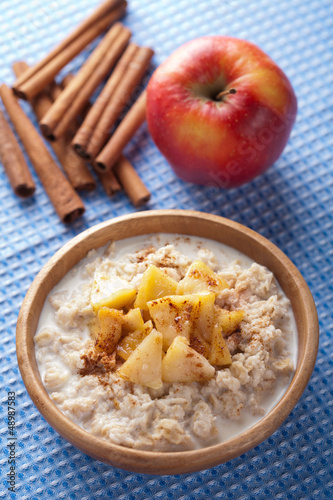 Photo: cereal with caramelized apple cereal with caramelized apple
