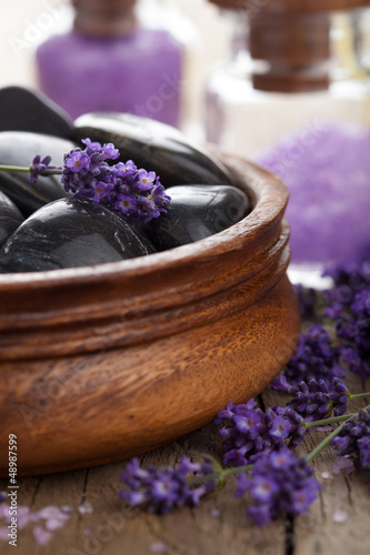 Photo: spa stones salt and lavender spa stones salt and lavender