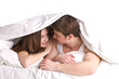 couple in a bed