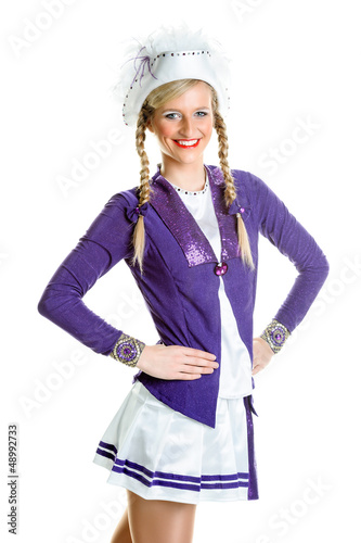 Photo: Hübsche Frau in Gardeuniform Hübsche Frau in Gardeuniform
