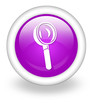 Violet Icon "Magnifying Glass / Search"