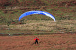 paraglider over Dartmoor