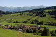 Gunzesried vor Allgäuer Alpen
