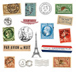 Briefmarken und Poststempel aus Frankreich