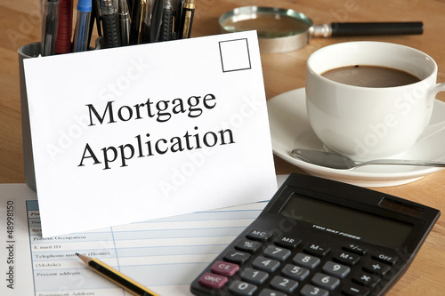 Photo: Mortgage Application Mortgage Application