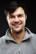 Low key portrait, young man