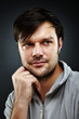 Foto: Low key portrait, young man Low key portrait, young man