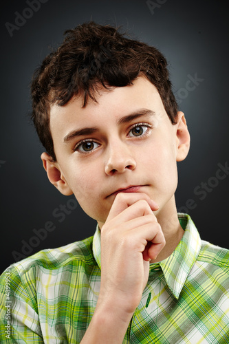 Photo: Closeup of a cute kid Closeup of a cute kid