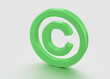 Copyright grün aufgestellt