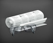 Vector: Newspaper and glasses Newspaper and glasses