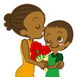 Mother's Day,Mother and son, African
