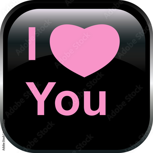 Vector: Vector love Button. Vector love Button.