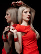 beautiful blonde woman