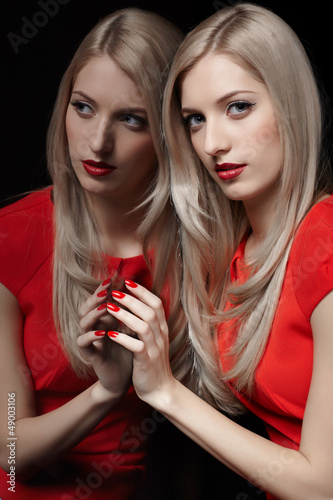 Photo: beautiful blonde woman beautiful blonde woman