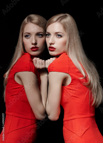 Photo: beautiful blonde woman beautiful blonde woman